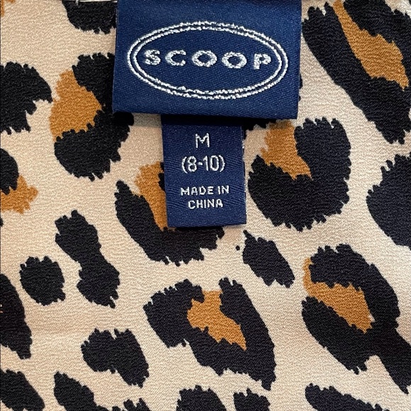 SCOOP Leopard Print Belted Dress - Picture 5 of 6